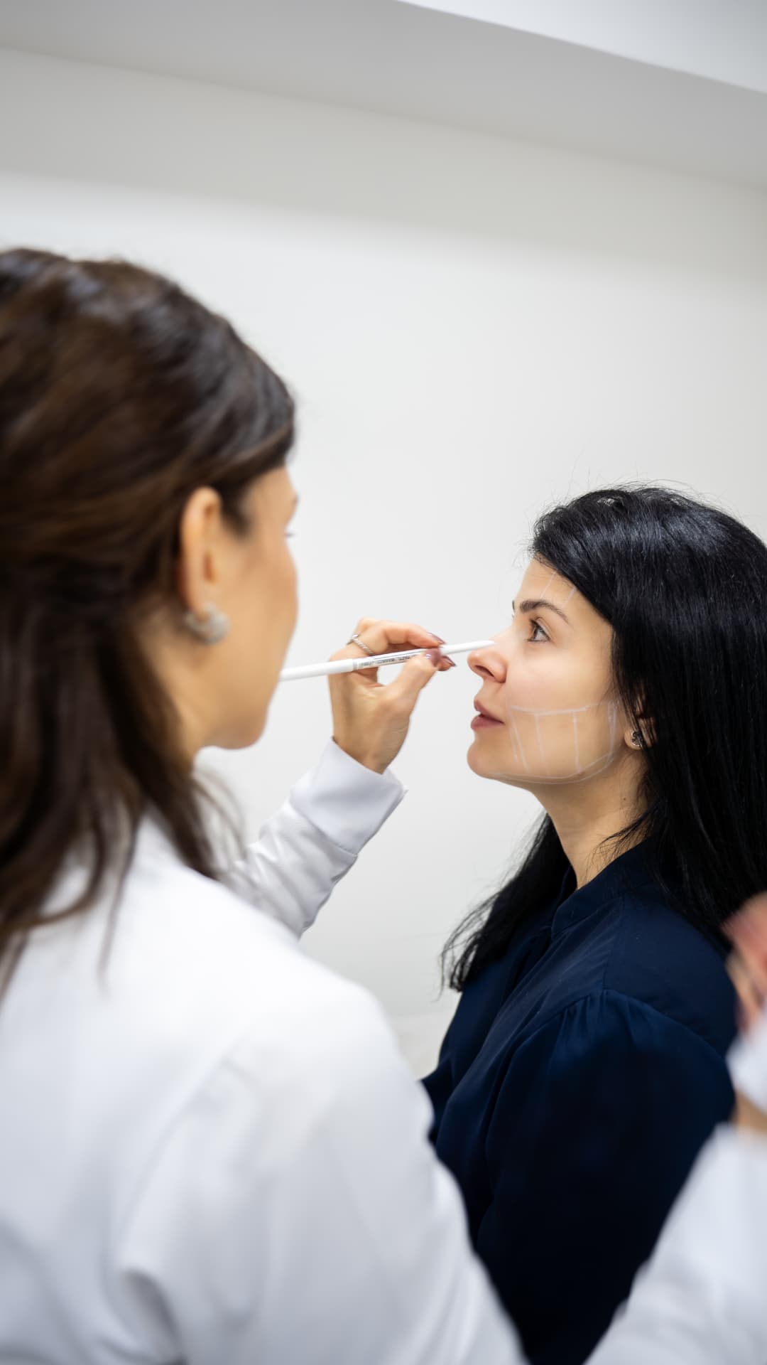 Avaliação facial individualizada realizada por Laís